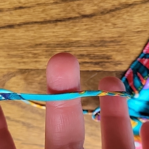 Sarah Spencer Vintage 90s Silk Turquoise Slip Dress Y2K - Picture 13 of 17